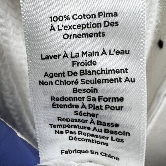 Talbots XL Womens 100% Pima Cotton White Black Polka Dot Ribbed PullOver Sweater - Picture 13 of 15